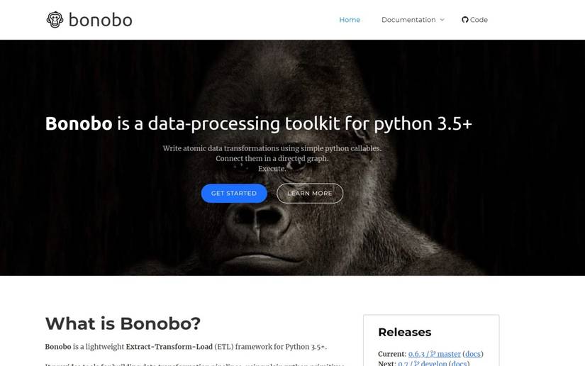 Basic Bonobo Proxy Python The Top 9 Python ETL Tools to Take Care of Your Data Needs