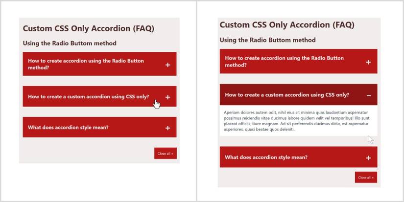 How to Make an Accordion Using HTML And CSS
