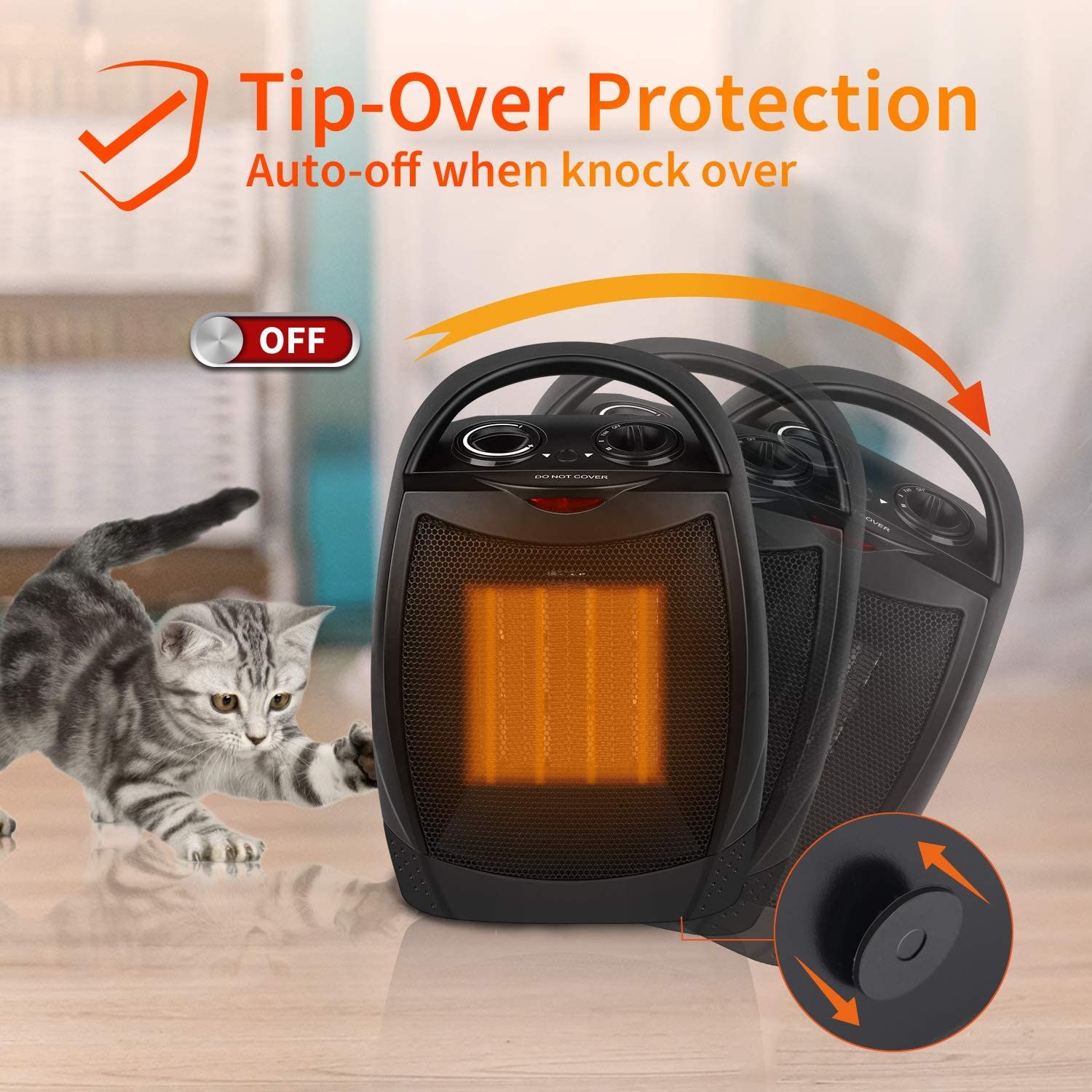 GiveBest Portable Electric Space Heater Design 4
