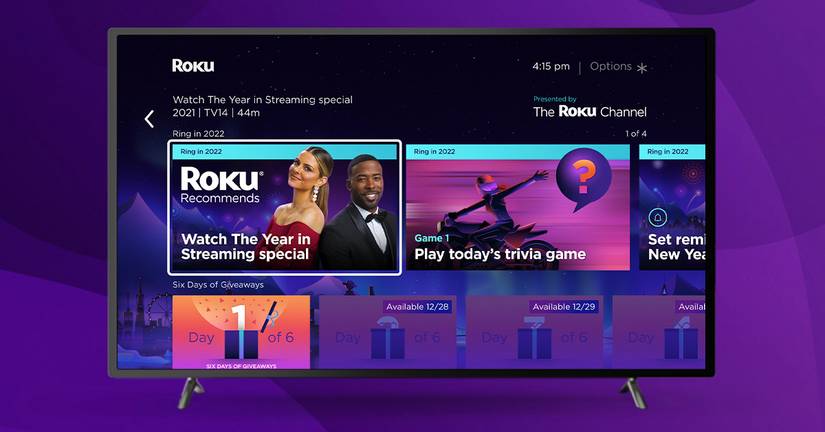 Roku Is Offering Free Content and Deals in a New Year Giveaway
