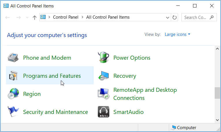 Windows Programm Overview 3 Ways to Open the Windows Programs and Features Tool