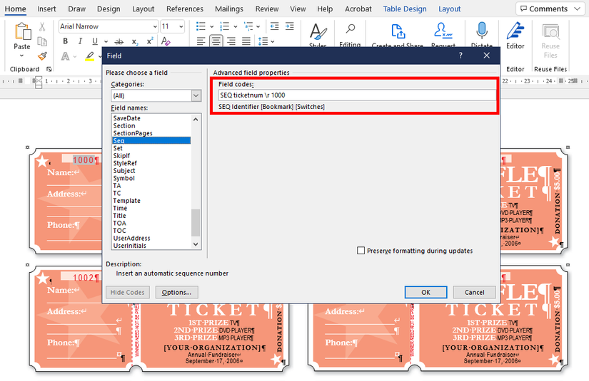 How to Get a Free Raffle Ticket Template for Microsoft Word