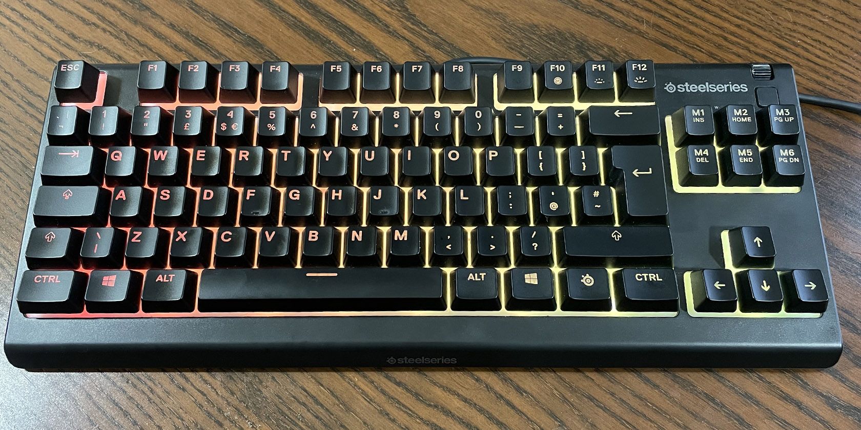 SteelSeries Apex 3 TKL Front View Features Image