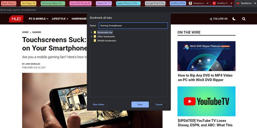 5 Google Chrome Tab and Bookmark Hacks to Make Your Life Easier