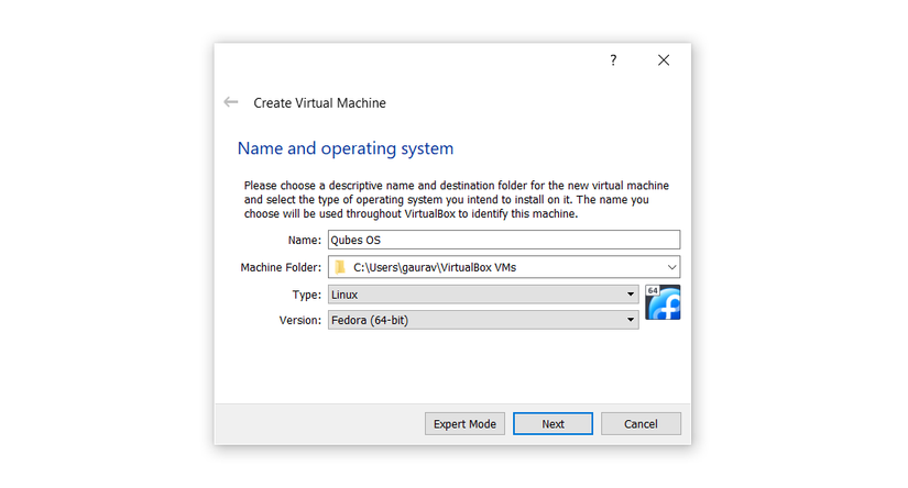 How to Install Qubes OS on VirtualBox