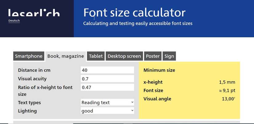 6 Font Size Calculators for Better Messages