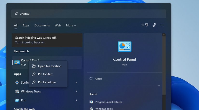How to Set Up Control Panel Shortcuts in Windows 11