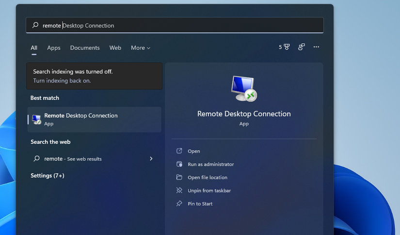 10 Ways to Open the Remote Desktop Connection Tool in Windows 11