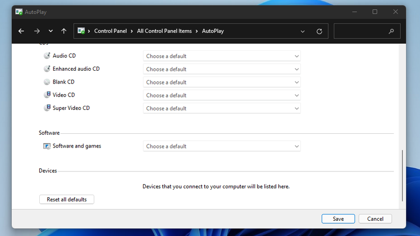 How to Change the AutoPlay Settings in Windows 11