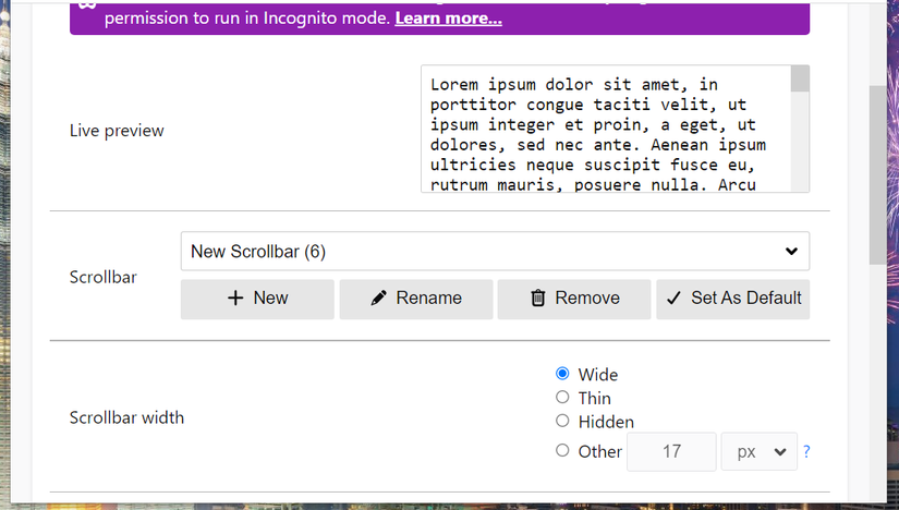 How to Customize the Scrollbar in Google Chrome With Custom Scrollbars
