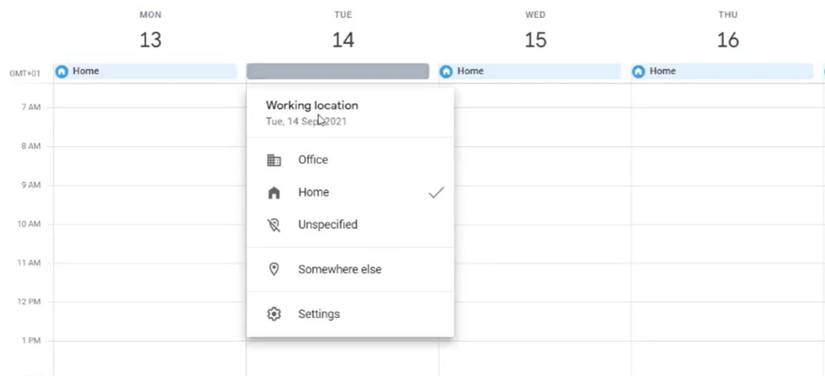 How to Set Working Locations in Google Calendar