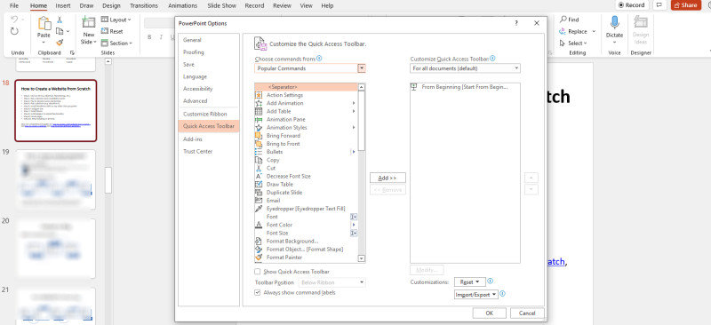 How to Use PowerPoint Speak to Read Text Aloud