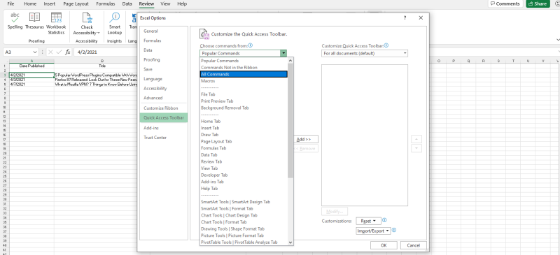 How to Get Microsoft Excel to Speak Your Data Aloud