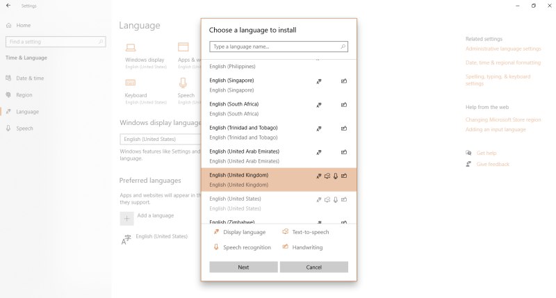 How to Install Language Packs on Windows 10