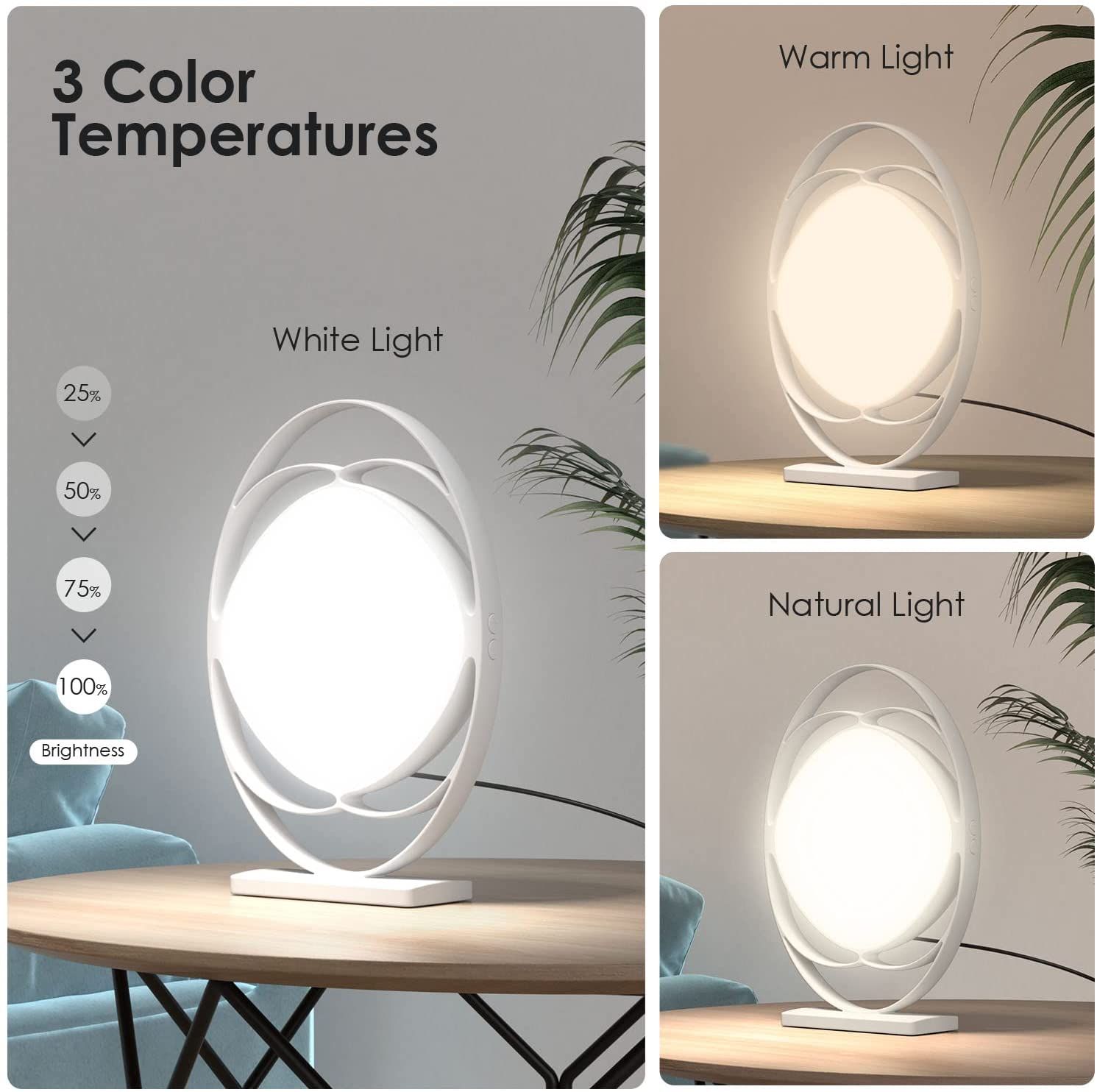 ALBINA Light Therapy Lamp color