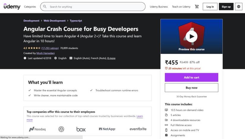 Top 8 Angular Courses for Beginners and Advanced Users