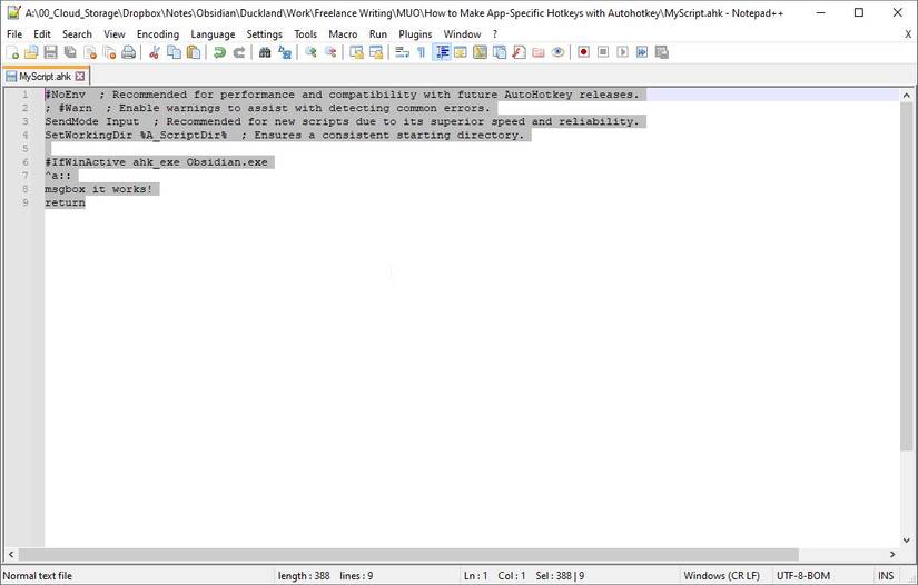 How to Make App-Specific Hotkeys With AutoHotkey