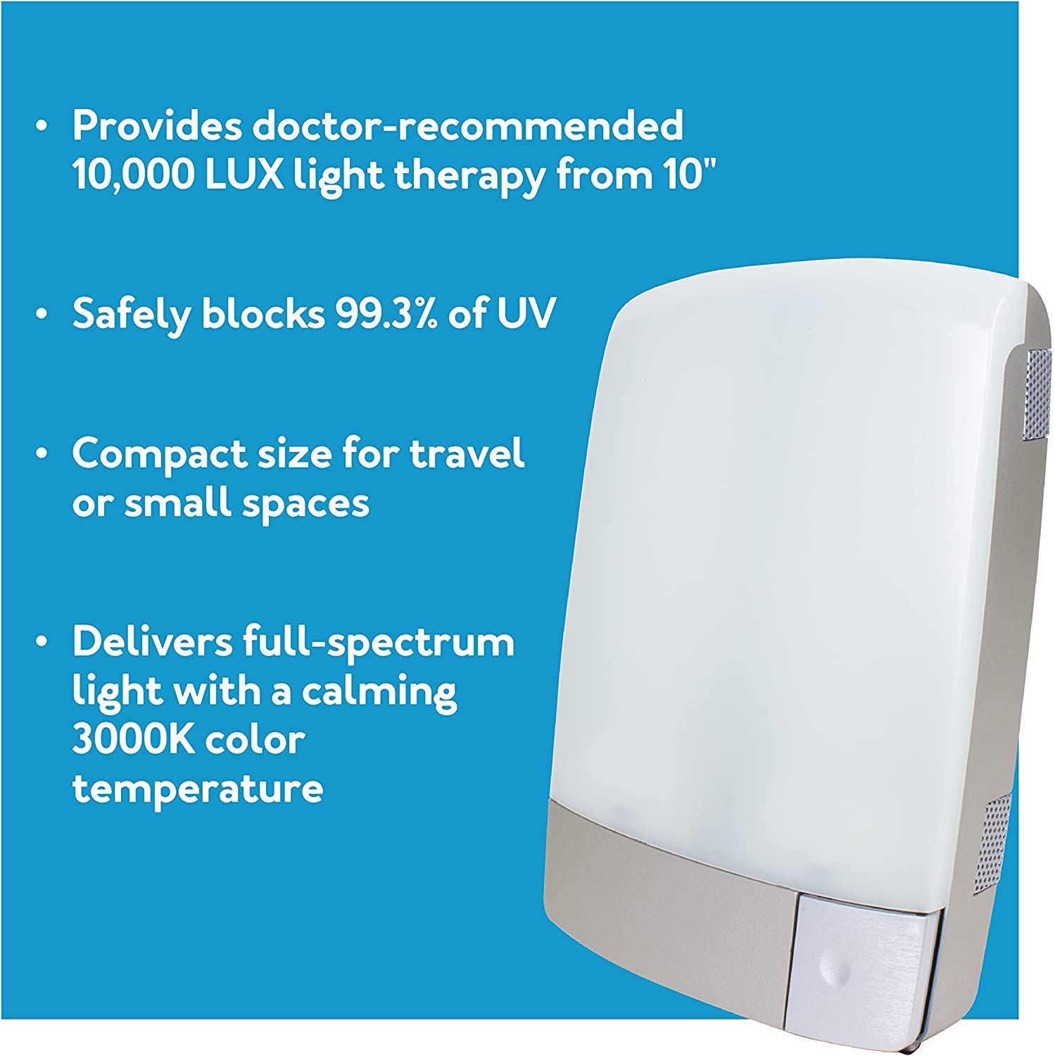 Carex Sunlite Light Therapy Lamp features