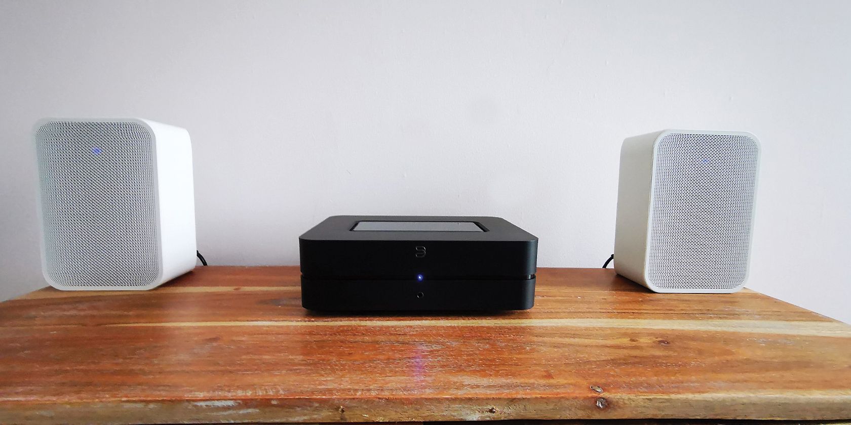 bluesound powernode front with speakers