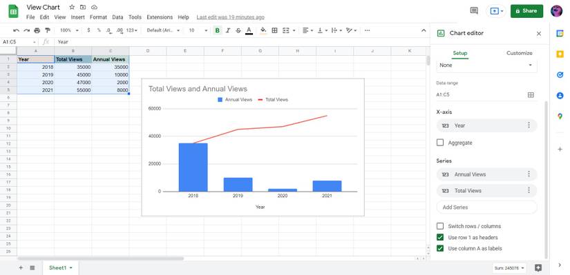 Graphs In Spreadsheets How to Create a Line Graph in Google Sheets