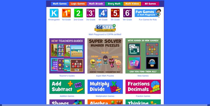 Kids Math Q Kids Math Playground Free Math Funbrain Games Fun Math Games For