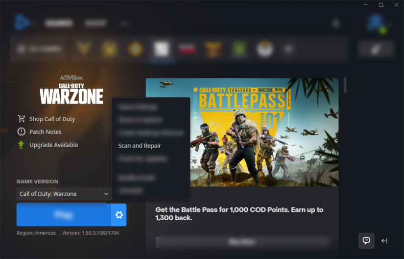 How to Fix the COD Warzone DirectX Unrecoverable Error in Windows 10