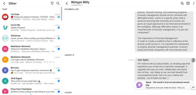 How to Make Your Email Experience More Productive Using Spike