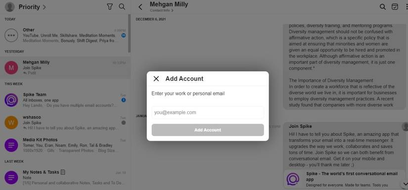 How to Make Your Email Experience More Productive Using Spike