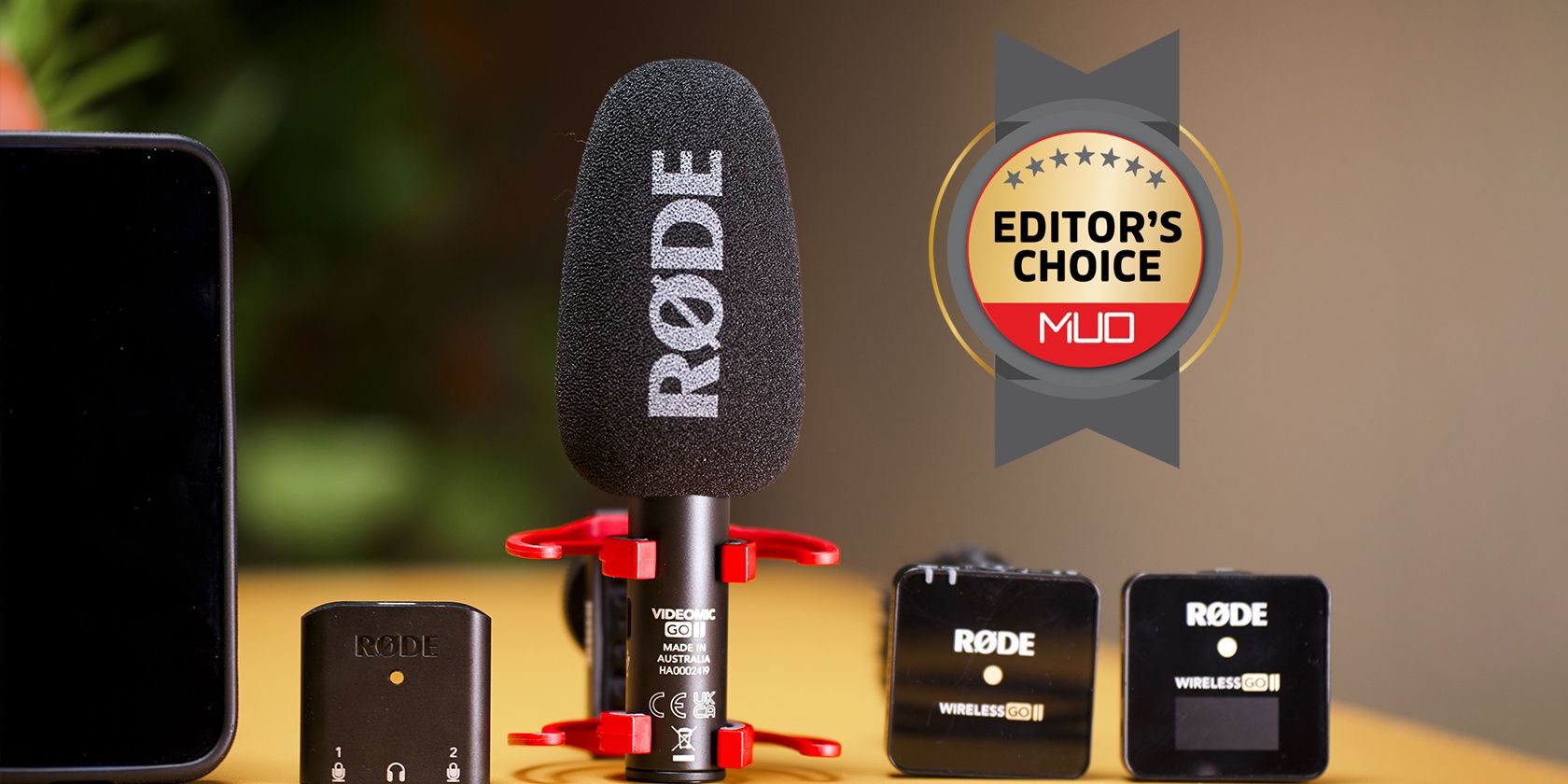 RØDE マイクロフォン VIDEOMIC GO II　ウィンドシールド付き RODE VIDEOMIC GO II (Helix) | Music & Arts
