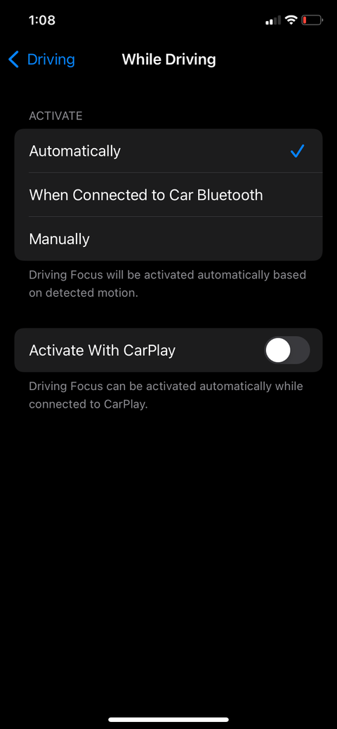 How to Use iOS’s Focus Mode to Automatically Reply to Texts While Driving