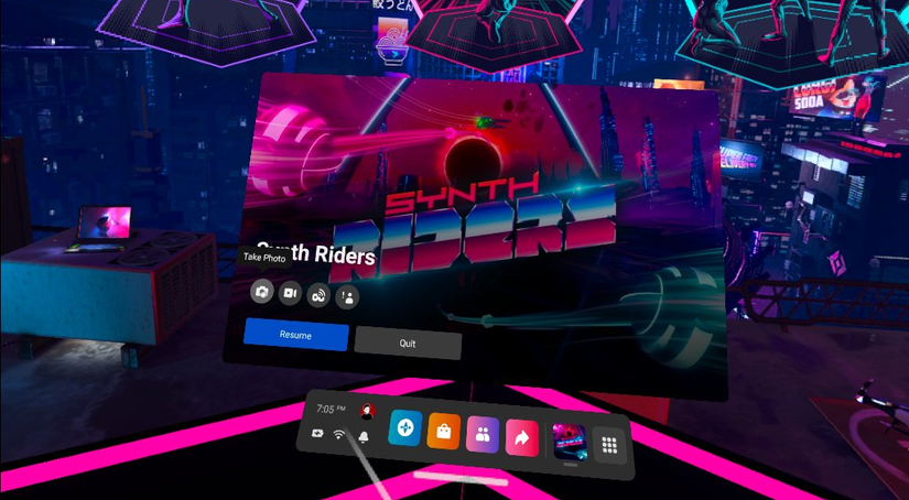 Oculus Quest In Game Record Panel