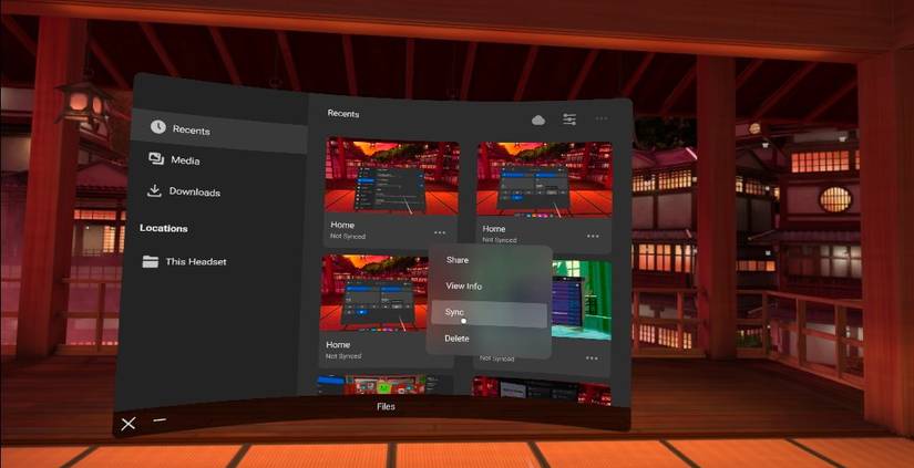 Oculus Quest Sync Photos