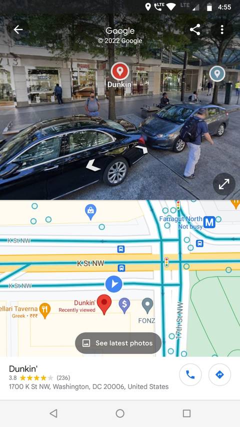 Accessing the Street View on Google Maps Android