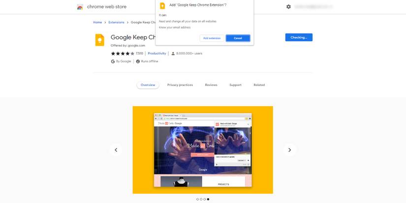 How to Use the Google Keep Chrome Extension