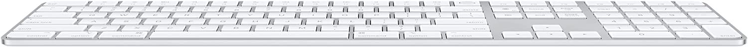 Apple Magic Keyboard with Touch ID and Numeric Keypad flat