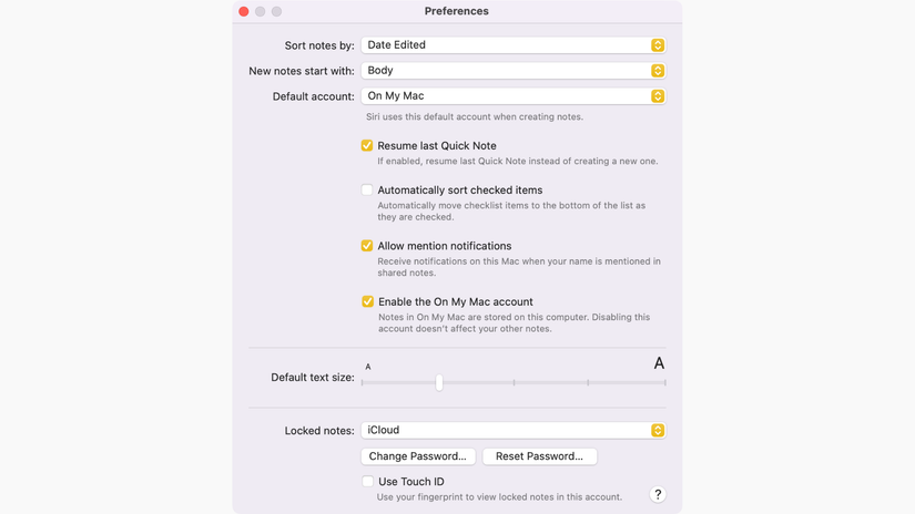 How to Change the Default Account for Apple’s Notes App