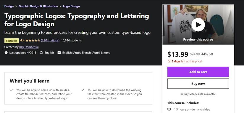 Typography Course Logo The 4 Best Logo Design Courses