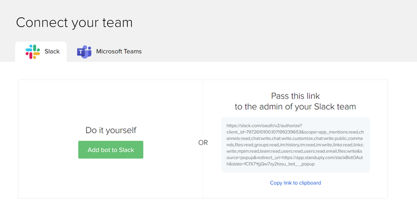 Standup Bot for Slack and MS Teams: Best Choice for Remote Teams
