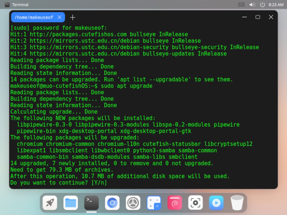 Have a Taste of the cutefishOS 0.8 beta