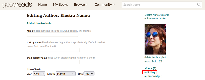 How to Link Your Blog to Your Goodreads Account