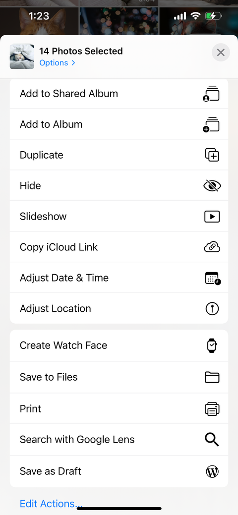make a slideshow on iphone photos app 