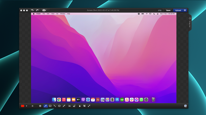 Monosnap screenshot editing interface