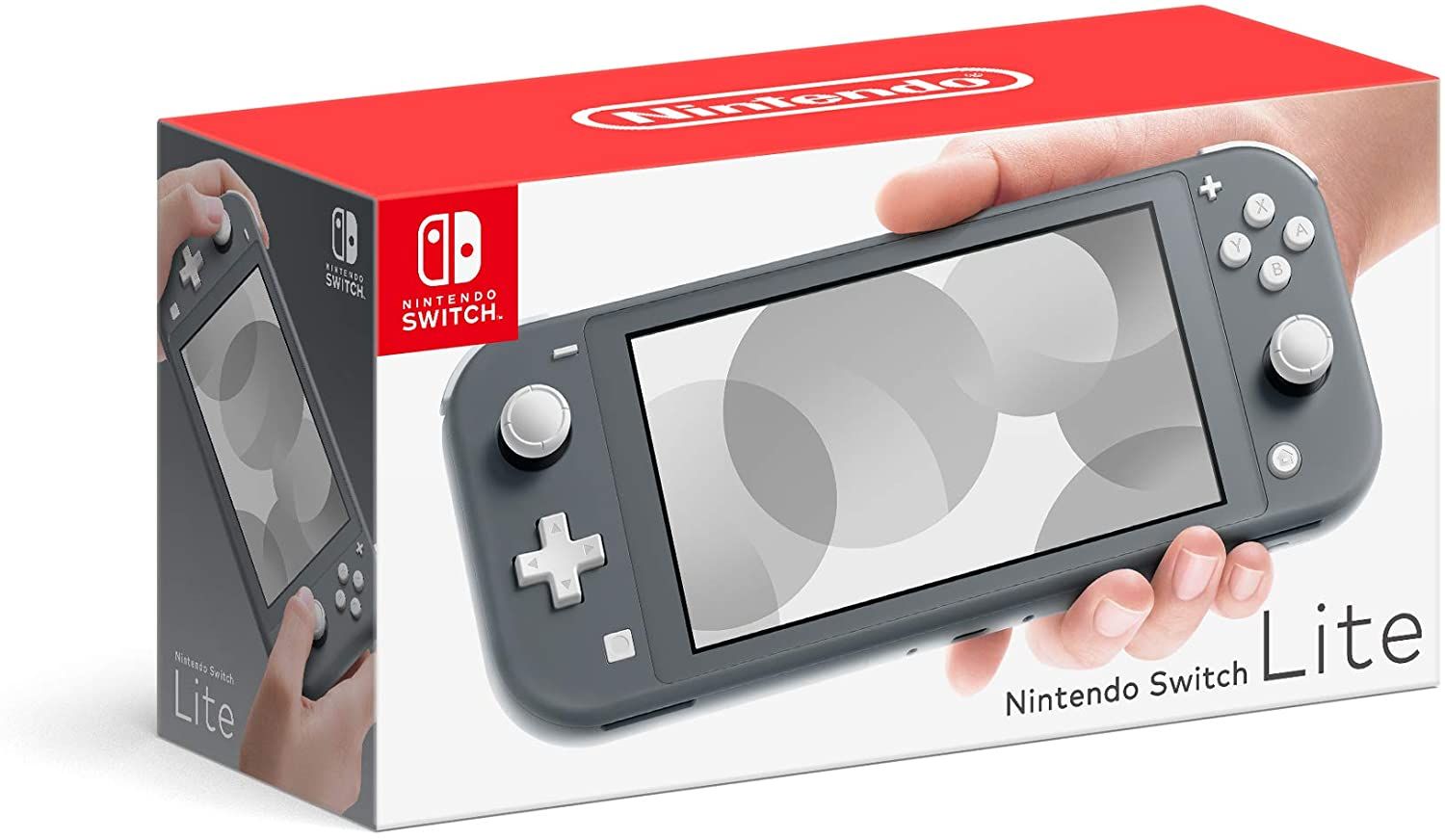 Box art for a gray-colored Nintendo Switch Lite