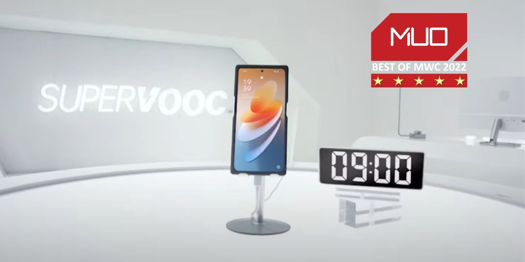 Giải thưởng sạc pin siêu tốc oppo