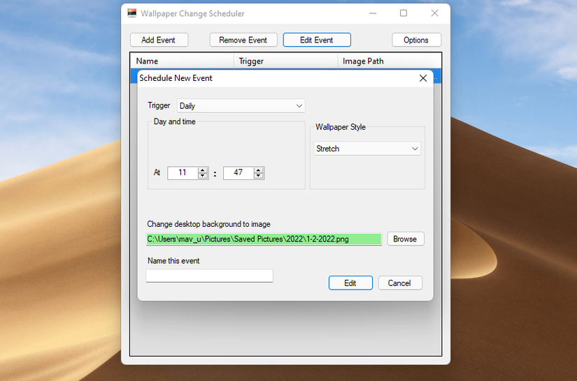 How to Configure Windows 11’s Desktop Wallpaper to Change at Specific Times
