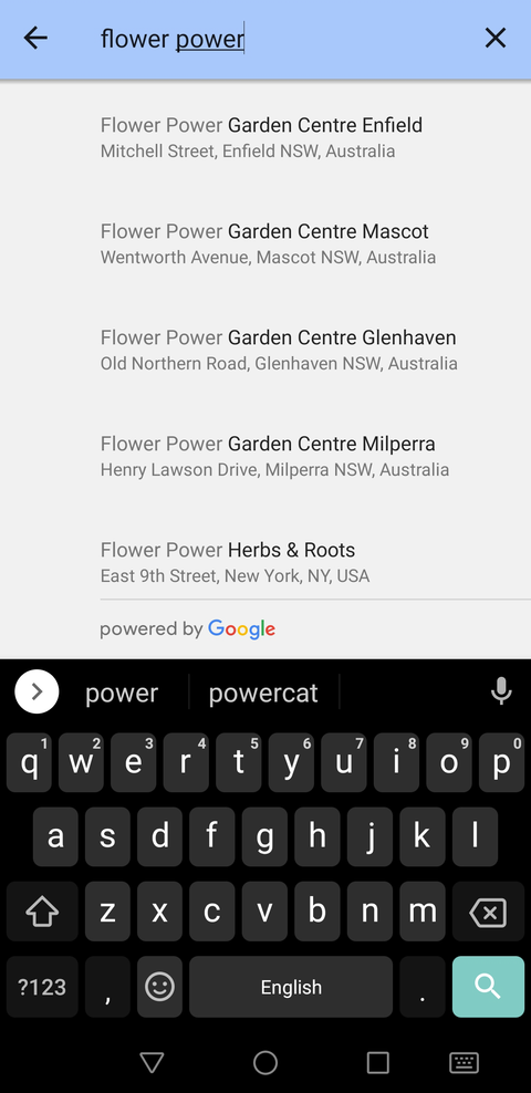 search flower power