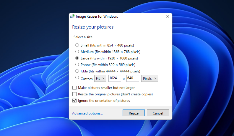 How to Add Resize Image Options to Windows 11’s Context Menu