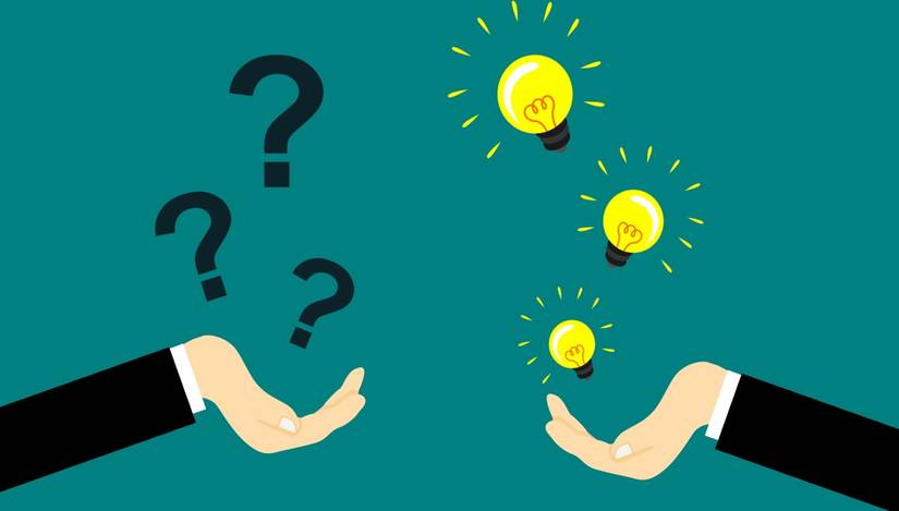 An Illustration of Questions and Ideas