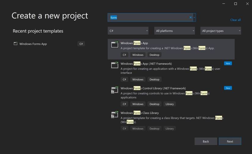 How to Create Your First Windows Forms (Winforms) Application in Visual ...
