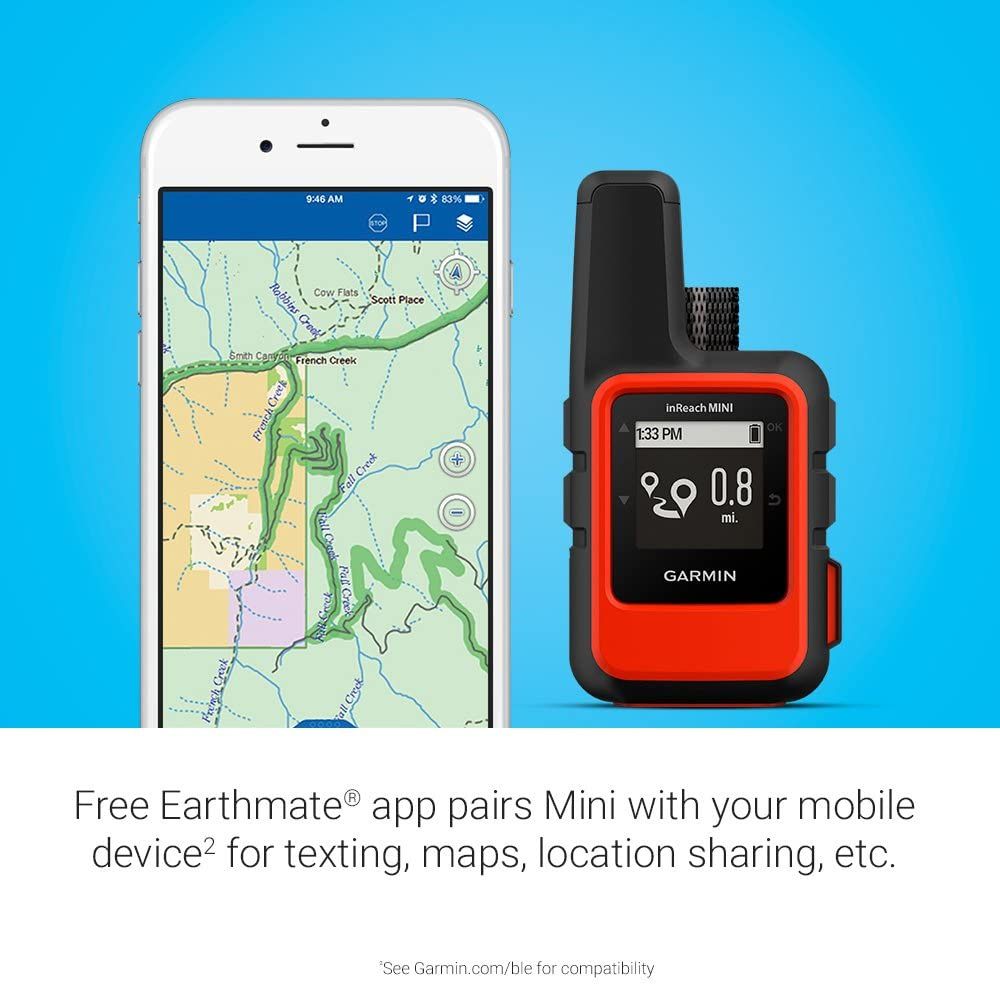 Garmin InReach Mini Map Sharing